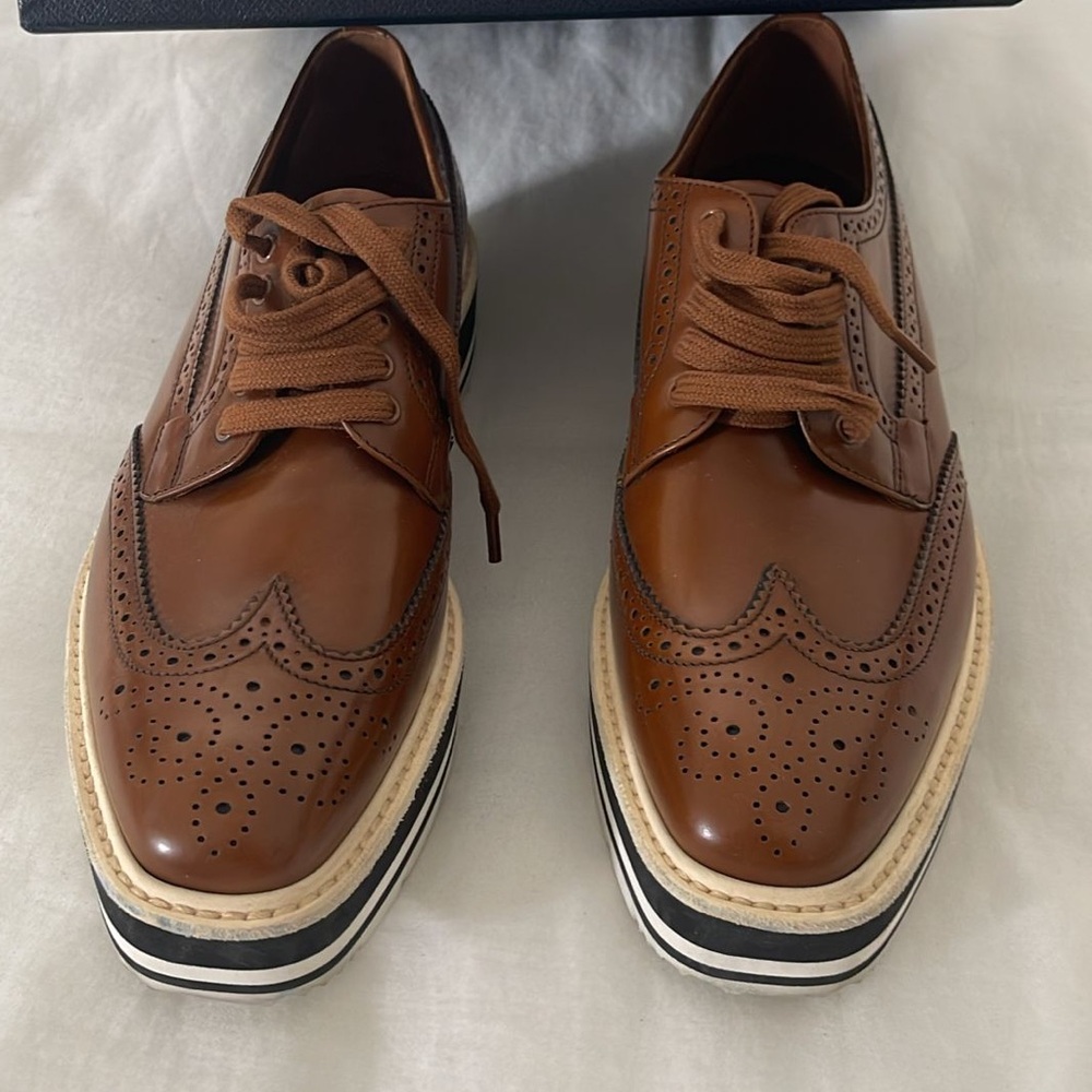 PRADA brogues size 38.5
